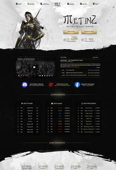 Bushido Metin2 Game Website Template