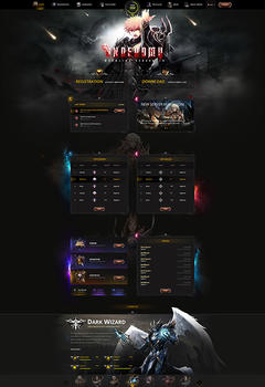 UndeadMu Online Game Website Template